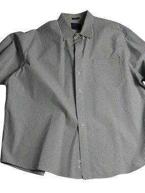 Men's Green Check Button-Down Shirt - Northern Isles Heritage Collection